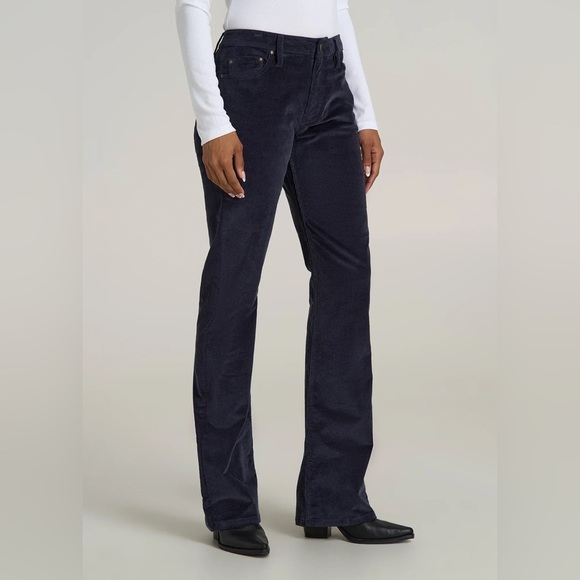 Ralph Lauren Sport | Black Corduroy Straight/Bootcut Pants - Picture 2 of 6